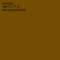 #724D02 - Antique Bronze Color Image