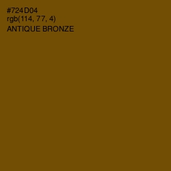 #724D04 - Antique Bronze Color Image