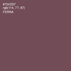 #724D57 - Ferra Color Image