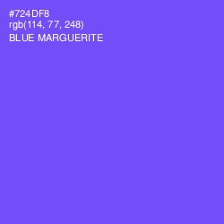 #724DF8 - Blue Marguerite Color Image