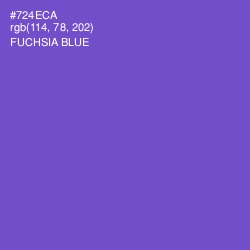 #724ECA - Fuchsia Blue Color Image