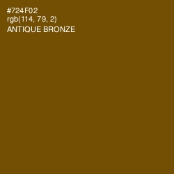 #724F02 - Antique Bronze Color Image