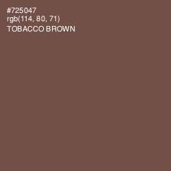 #725047 - Tobacco Brown Color Image