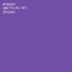 #7250A7 - Studio Color Image
