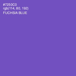 #7250C0 - Fuchsia Blue Color Image
