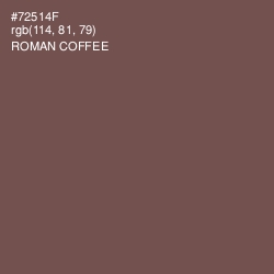 #72514F - Roman Coffee Color Image