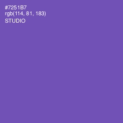 #7251B7 - Studio Color Image