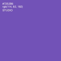 #7252B6 - Studio Color Image