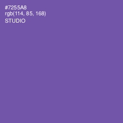 #7255A8 - Studio Color Image