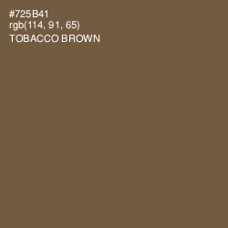 #725B41 - Tobacco Brown Color Image