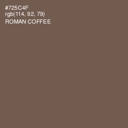 #725C4F - Roman Coffee Color Image