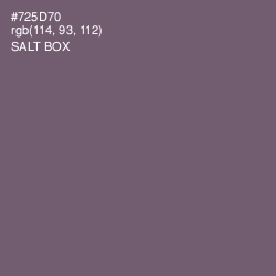 #725D70 - Salt Box Color Image