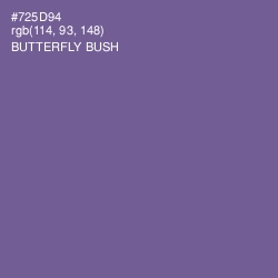 #725D94 - Butterfly Bush Color Image