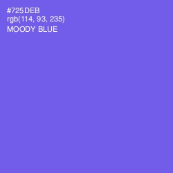 #725DEB - Moody Blue Color Image
