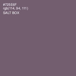 #725E6F - Salt Box Color Image