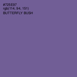 #725E97 - Butterfly Bush Color Image