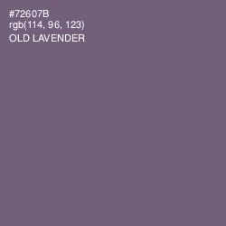 #72607B - Old Lavender Color Image