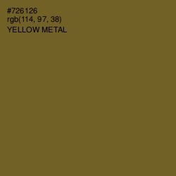 #726126 - Yellow Metal Color Image