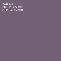 #726174 - Old Lavender Color Image