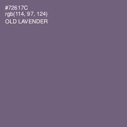 #72617C - Old Lavender Color Image