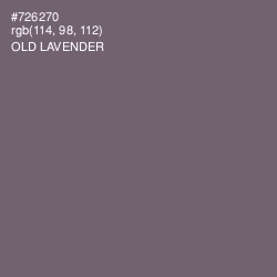 #726270 - Old Lavender Color Image