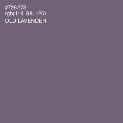 #726278 - Old Lavender Color Image