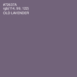#72637A - Old Lavender Color Image