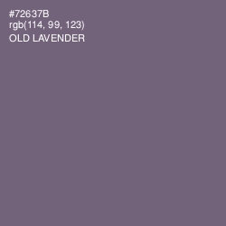 #72637B - Old Lavender Color Image