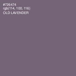 #726474 - Old Lavender Color Image