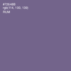#72648B - Rum Color Image
