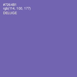 #7264B1 - Deluge Color Image