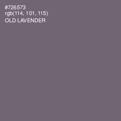 #726573 - Old Lavender Color Image