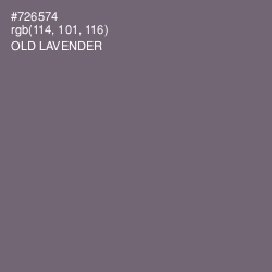 #726574 - Old Lavender Color Image