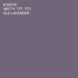 #726579 - Old Lavender Color Image