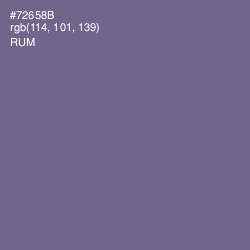 #72658B - Rum Color Image