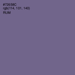 #72658C - Rum Color Image