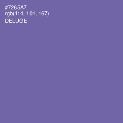 #7265A7 - Deluge Color Image