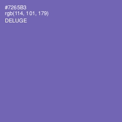 #7265B3 - Deluge Color Image