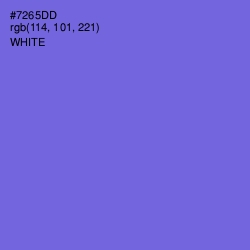 #7265DD - Blue Marguerite Color Image