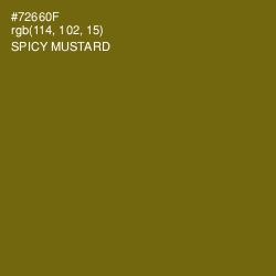 #72660F - Spicy Mustard Color Image