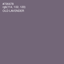 #726678 - Old Lavender Color Image