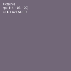 #726778 - Old Lavender Color Image