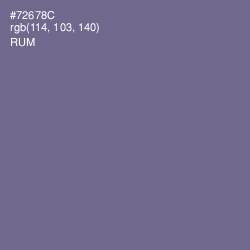 #72678C - Rum Color Image