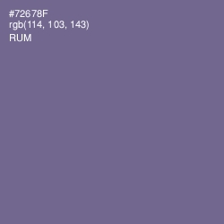 #72678F - Rum Color Image