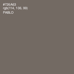 #726A63 - Pablo Color Image