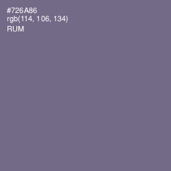 #726A86 - Rum Color Image