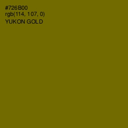 #726B00 - Yukon Gold Color Image