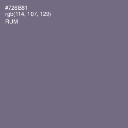 #726B81 - Rum Color Image