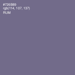 #726B89 - Rum Color Image