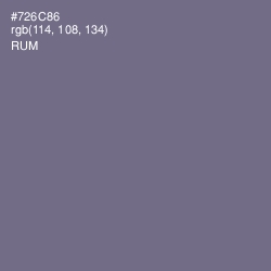#726C86 - Rum Color Image